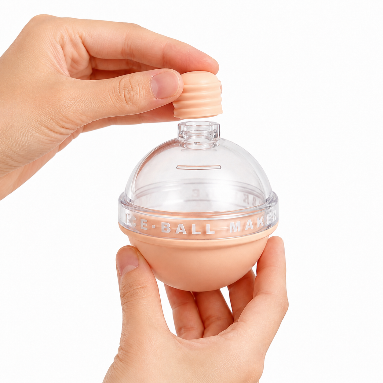 Light Bulb Ice Ball Mold – Large Round Ice Sphere Maker