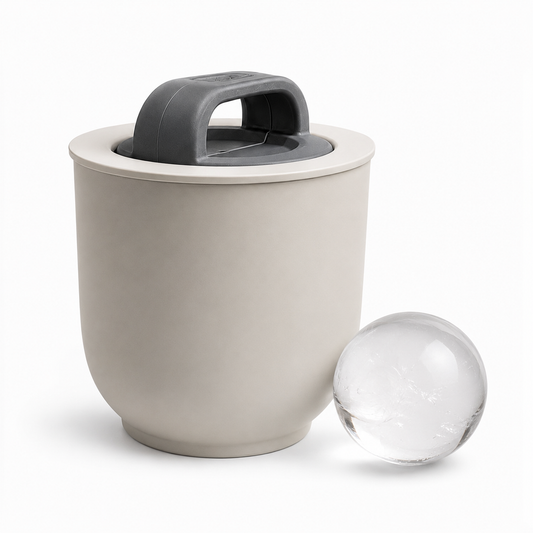 64mm Clear Ice Ball Maker for Whiskey & Cocktails